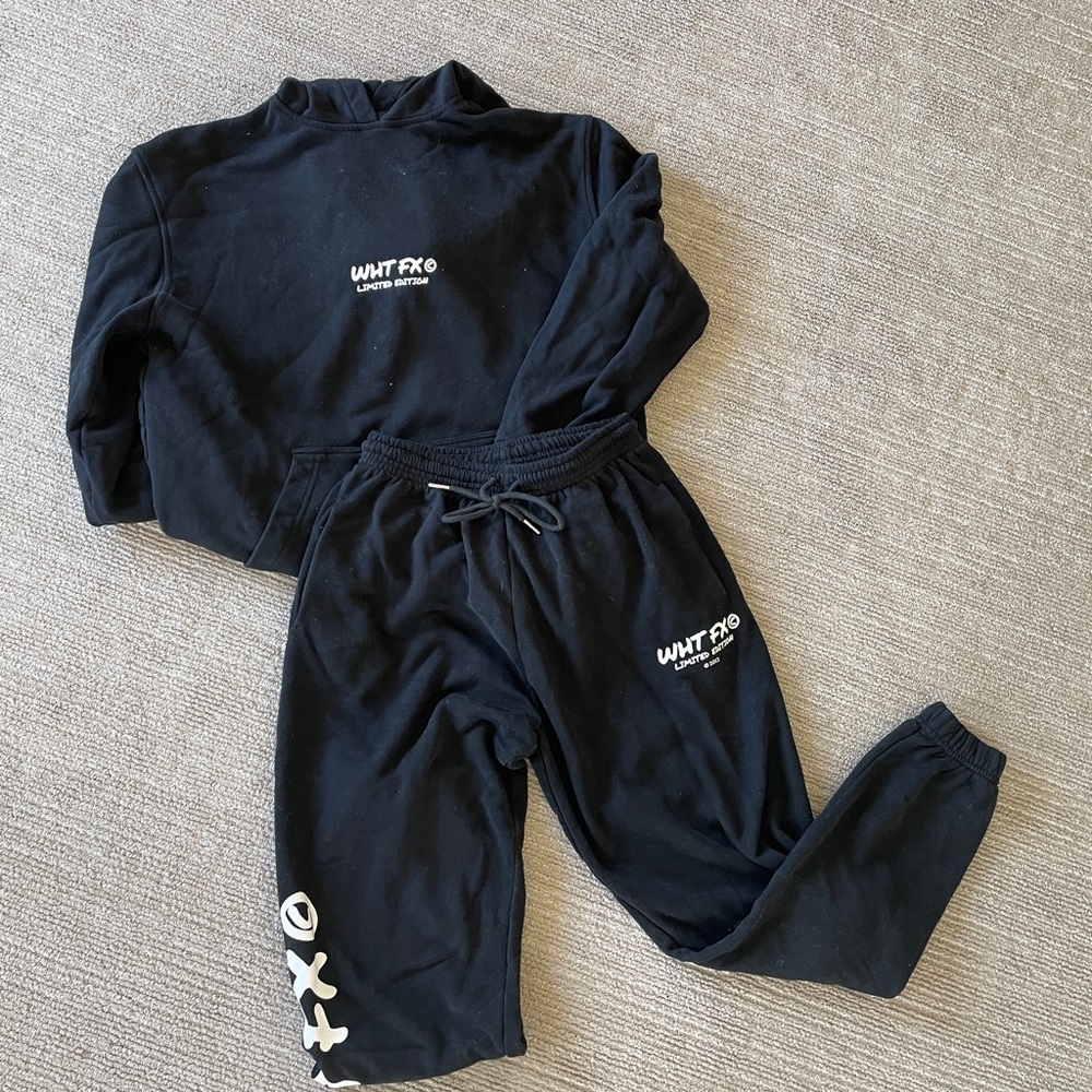 White fox sweat set